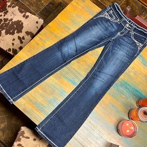 Miss Chic bootcut low rise jeans like new!